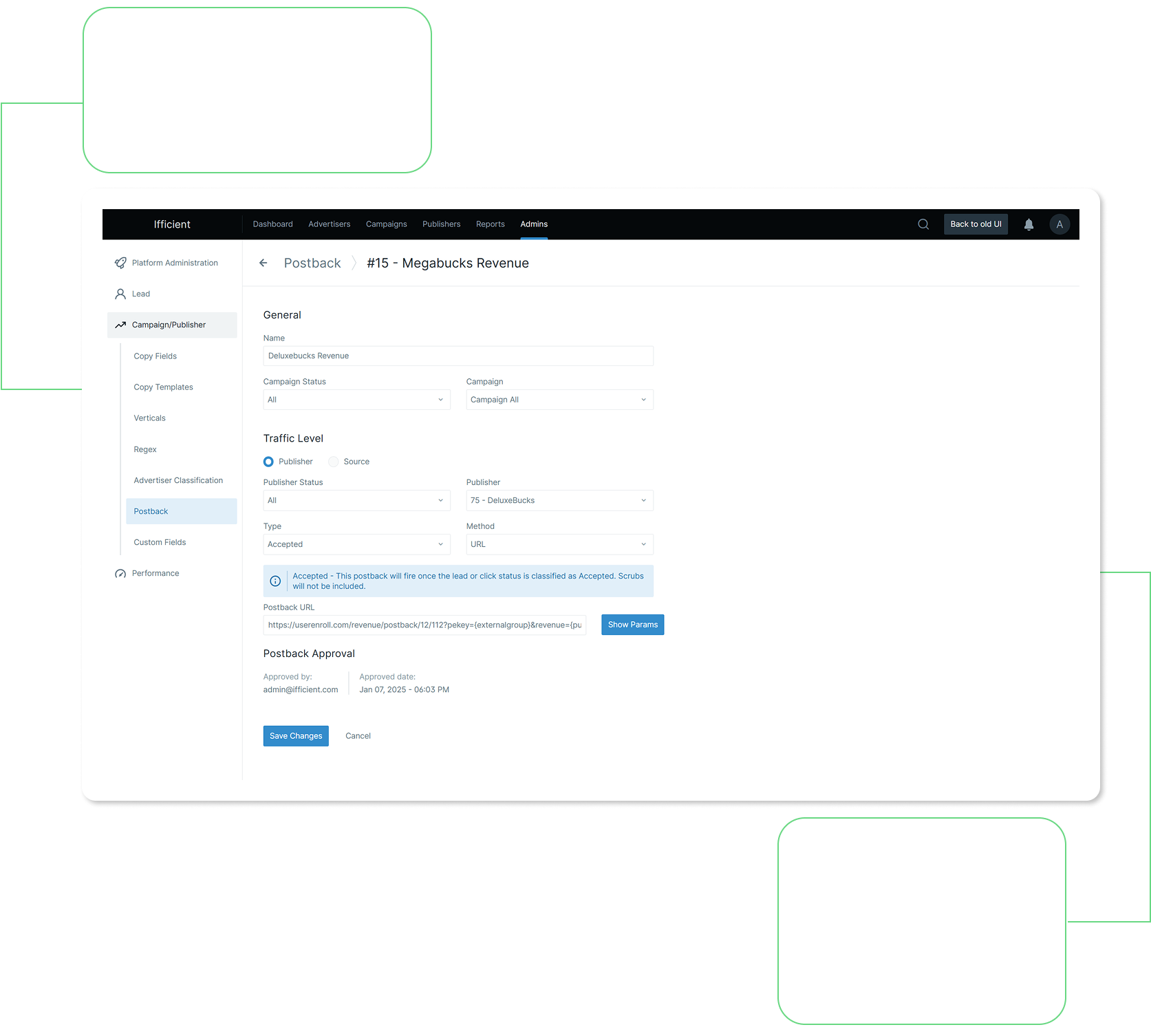 Image Dashboard Click Tracking